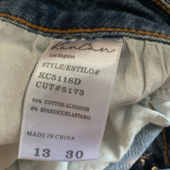 Kancan buttonfly distressed Skinny Jeans Size 13/30 - Picture 8 of 9